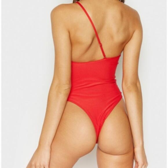 Frankie's Bikinis Eliza One Piece Lipstick Red Women Small - Picture 2 of 11